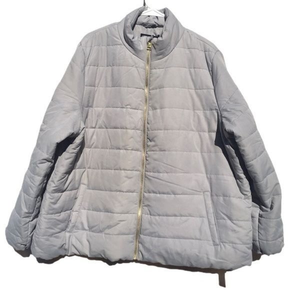 capsule Jackets & Coats Capsule Puffer Jacket Grey Coat Size 24 Nwt